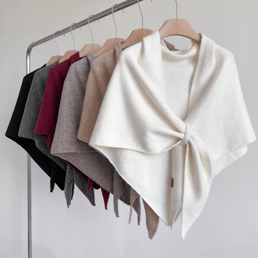 🍂Women's Solid-Color Cashmere Scarf🍁 Casual Soft Comfortable Shawl for Daily Wear