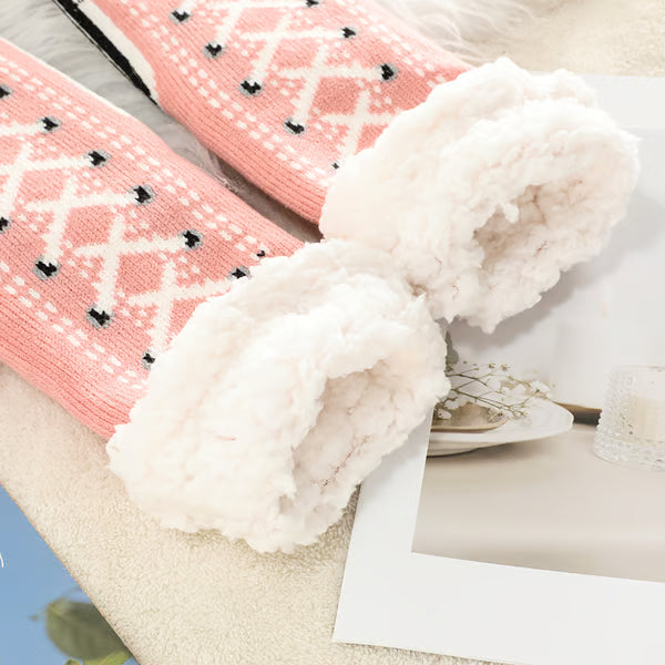 Buy one, get one freeļ¼Ultra-thick Slipper Home Socks