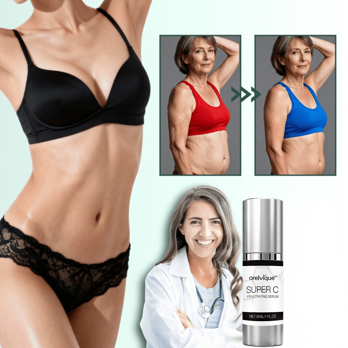 Amino-Peptide Serum | Tightens and lifts sagging skin by 98% within 24 hours