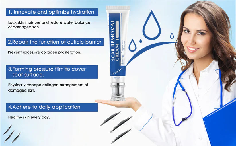 🩹 Alcuras Medical Grade Silicone Scar Cream – Smooth Scars Fast!