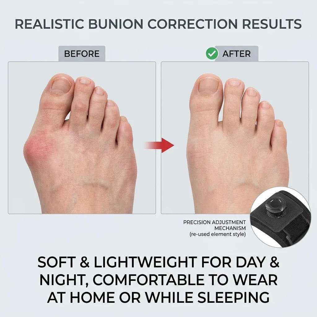 🦶✨  Adjustable Dial Bunion Corrector