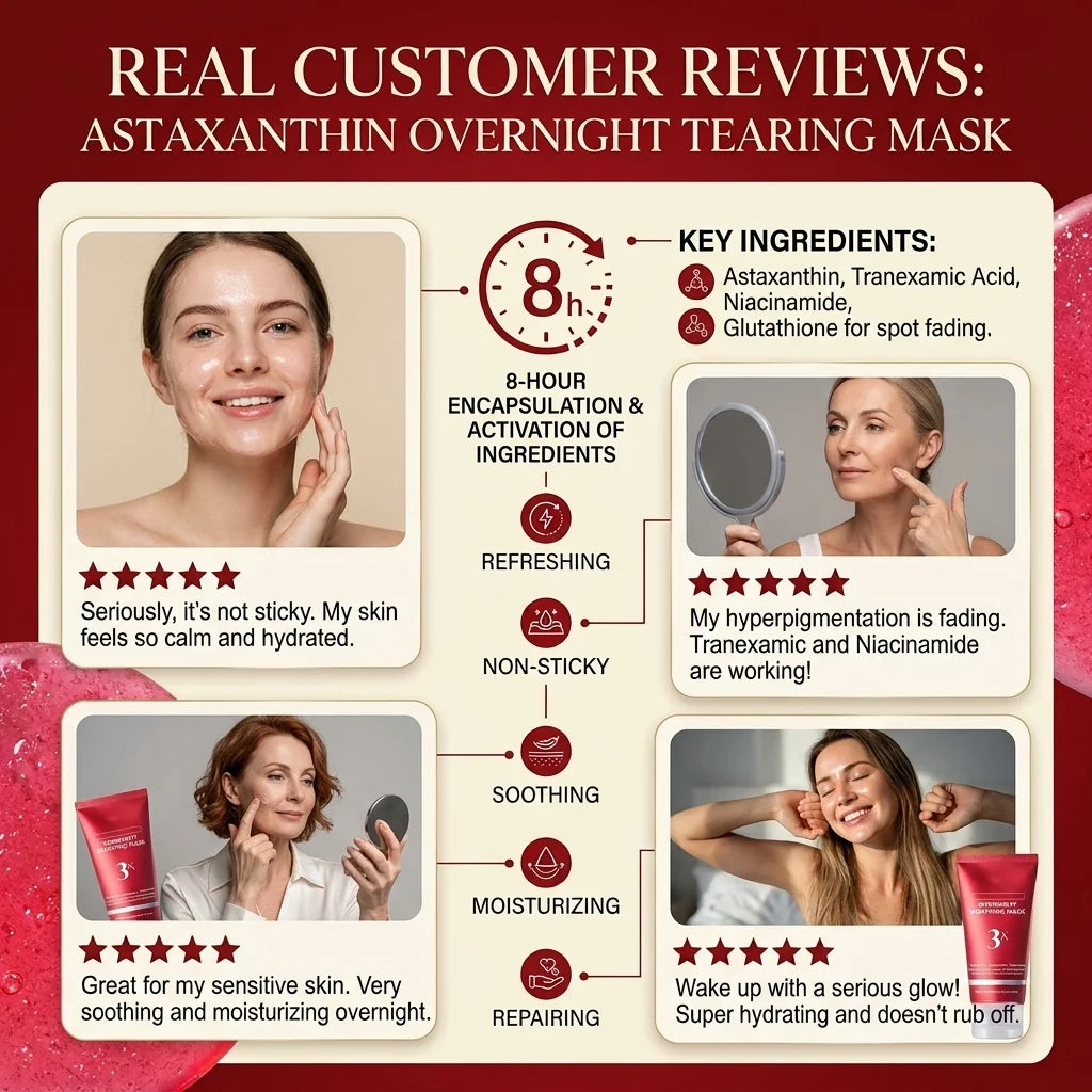 💛 ✨Korean TX Astaxanthin Overnight Peel-Off Mask