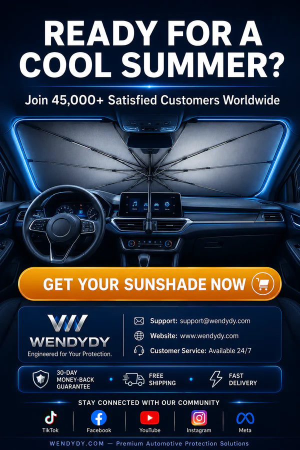 🏖️Summer Hot Sale 50% OFF☀️☂️ 🛡️2026 Upgraded Car Windshield Sun Shade Umbrella❄️