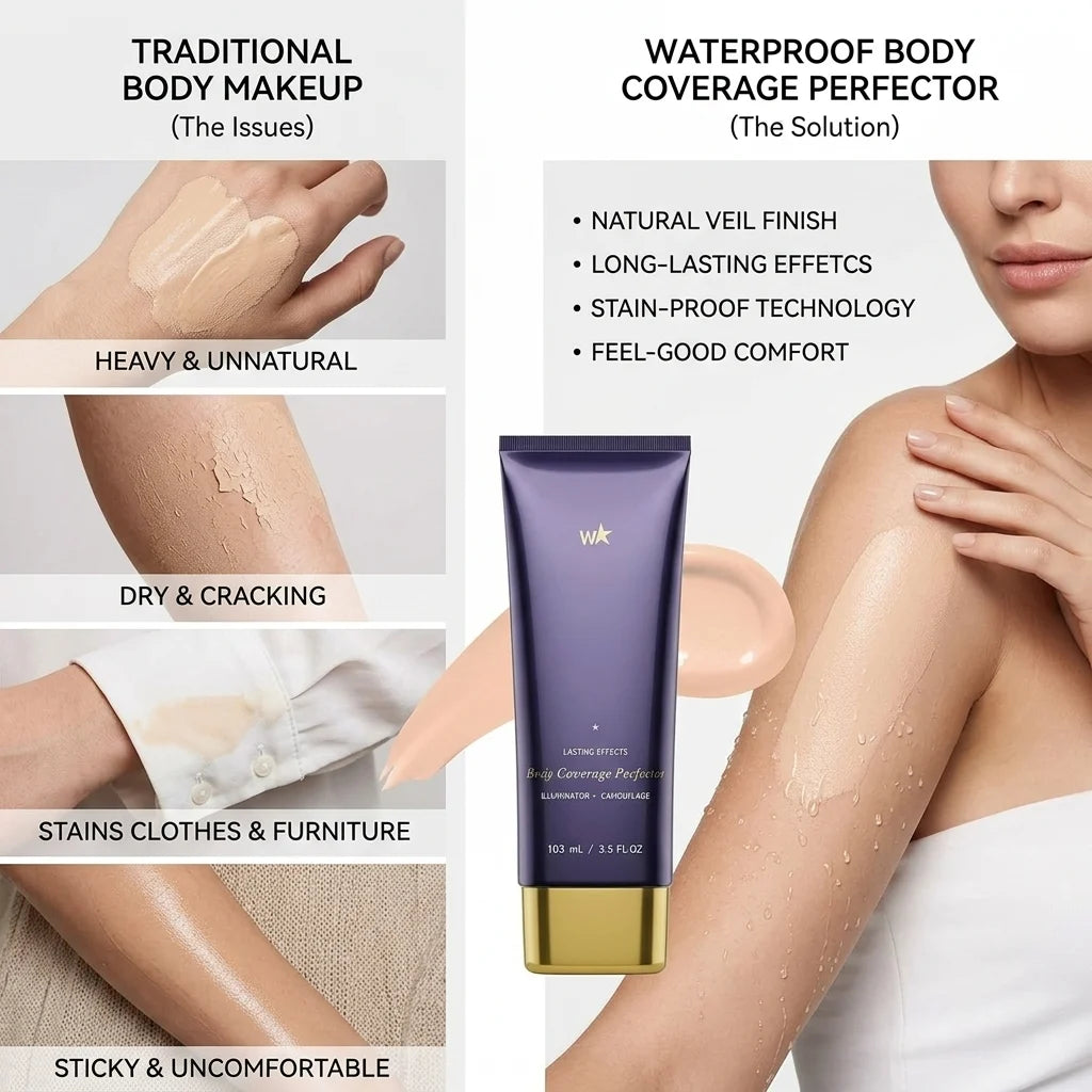 ✨Flawless Body Coverage Cream | Waterproof Body Foundation | Tattoo Concealer | Leg & Body Perfector