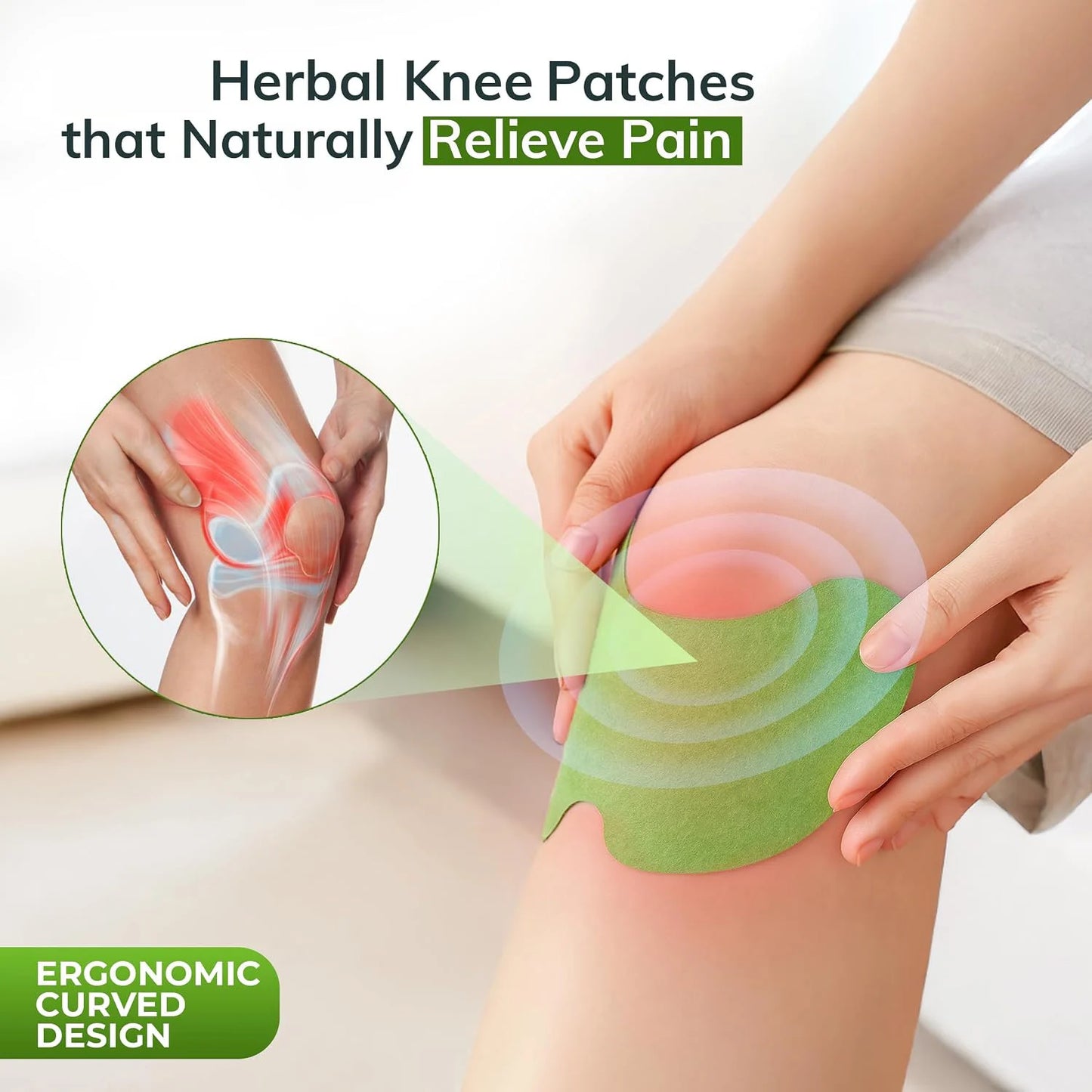 🌿 Multifunctional Herbal Warming Pain Relief Patches (12-Pack)