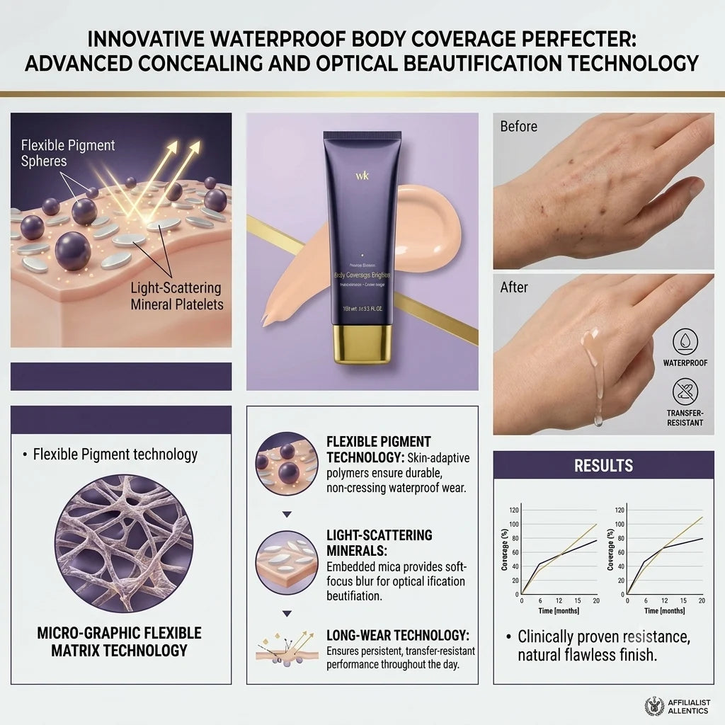 ✨Flawless Body Coverage Cream | Waterproof Body Foundation | Tattoo Concealer | Leg & Body Perfector