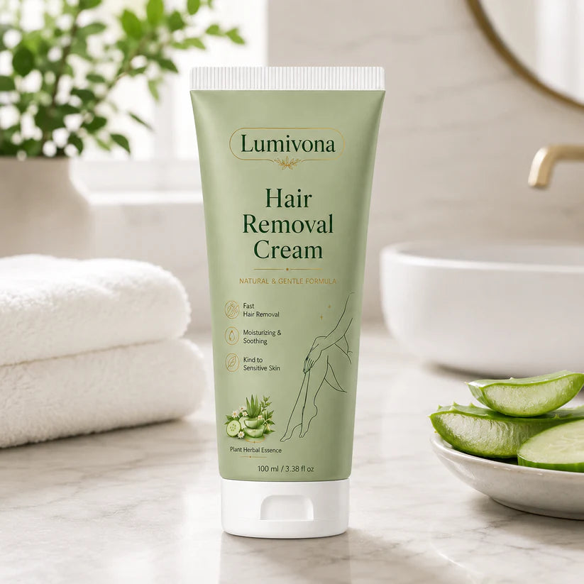 Natural Gentle Hair Removal Cream | For Women & Men, Sensitive Skin