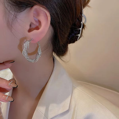 Upgraded French Crystal Earrings – Lighter, Stronger, and Tarnish-Resistant