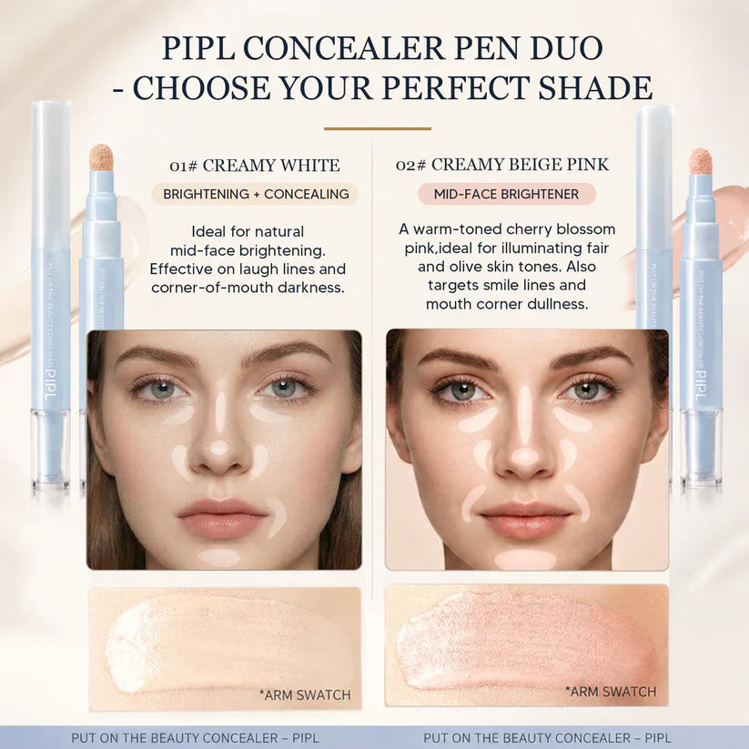 1Pc PIPL Moisturizing Concealer Face Brightening Concealer Covering Acne Scar and Dark Circles Under Highlighter Stick Concealer