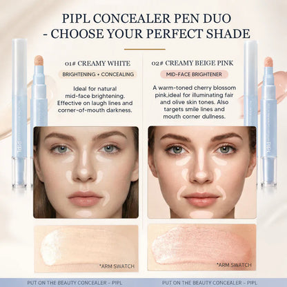1Pc PIPL Moisturizing Concealer Face Brightening Concealer Covering Acne Scar and Dark Circles Under Highlighter Stick Concealer