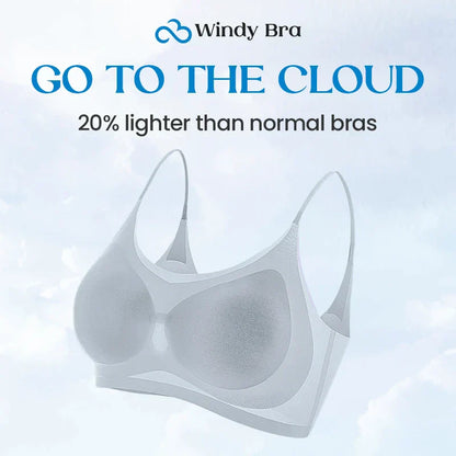 Summer seamless ultra thin plus size ice silk comfort bra