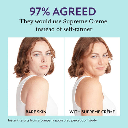 Supreme Crème – All-in-one moisturizer, concealer & coverage 💧🌿 Lightweight & waterproof